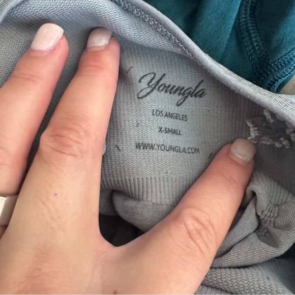 YoungLA Bodysuit Set - Blue, Gray, Green XS - Picture 3 of 6